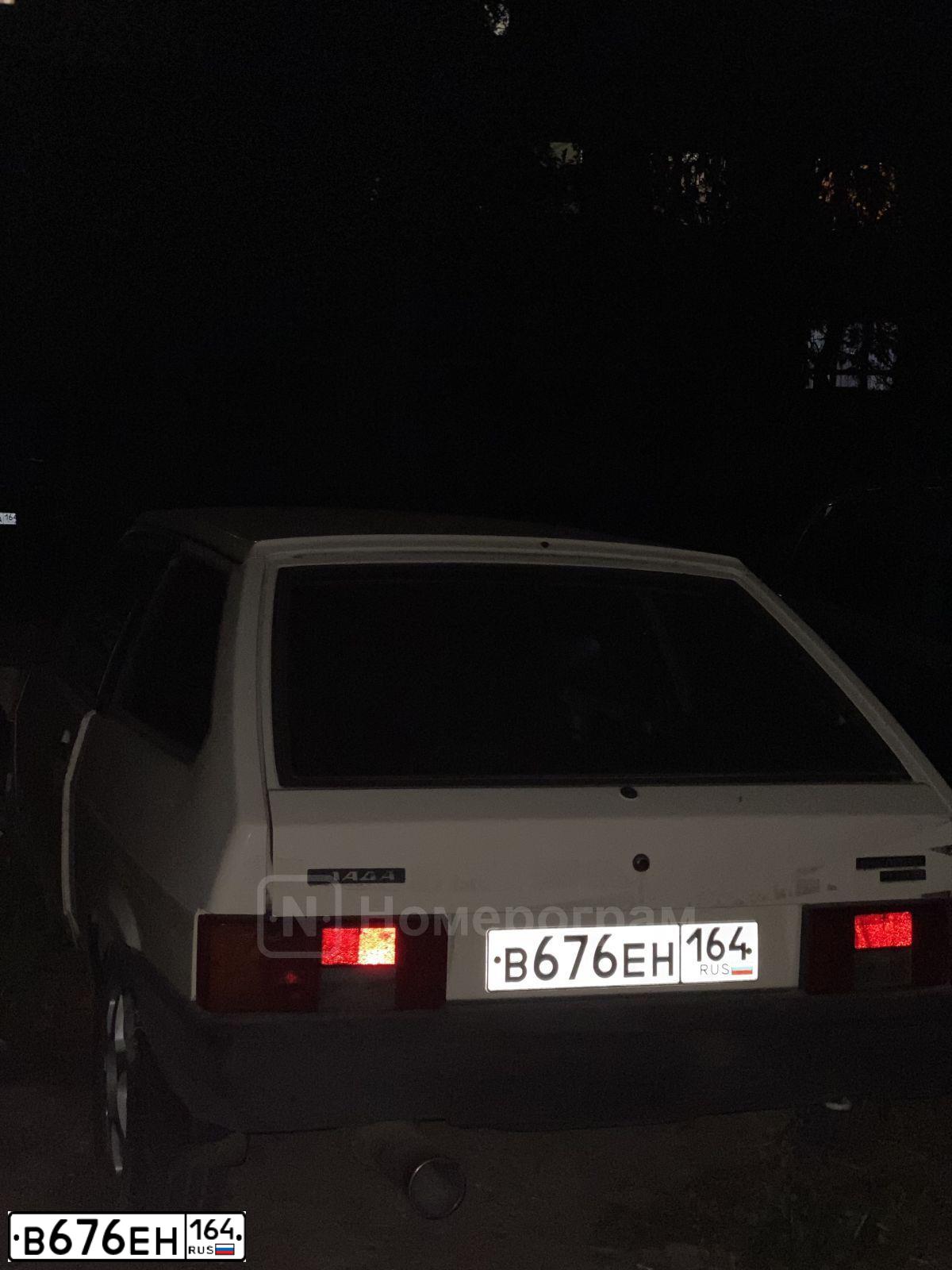 Фото автомобиля LADA 2108 SAMARA, 1995 — госномер В676ЕН164. Цвет: БЕЖЕВЫЙ