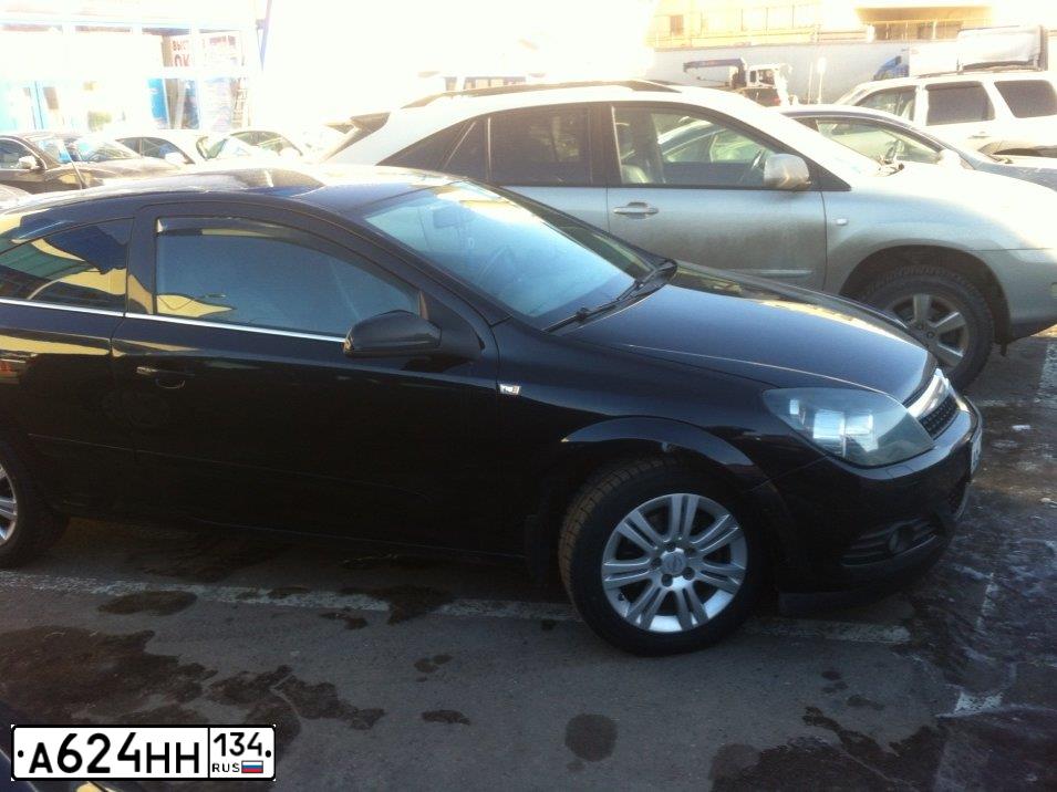 Фото автомобиля OPEL ASTRA, 2008 — госномер О515НС67. Цвет: ЧЕРНЫЙ