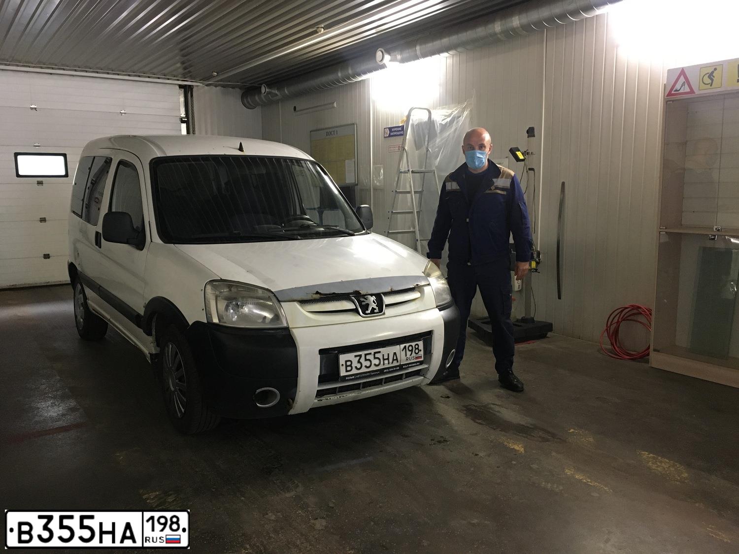 Фото автомобиля PEUGEOT PARTNER, 2007 — госномер Р665СХ198