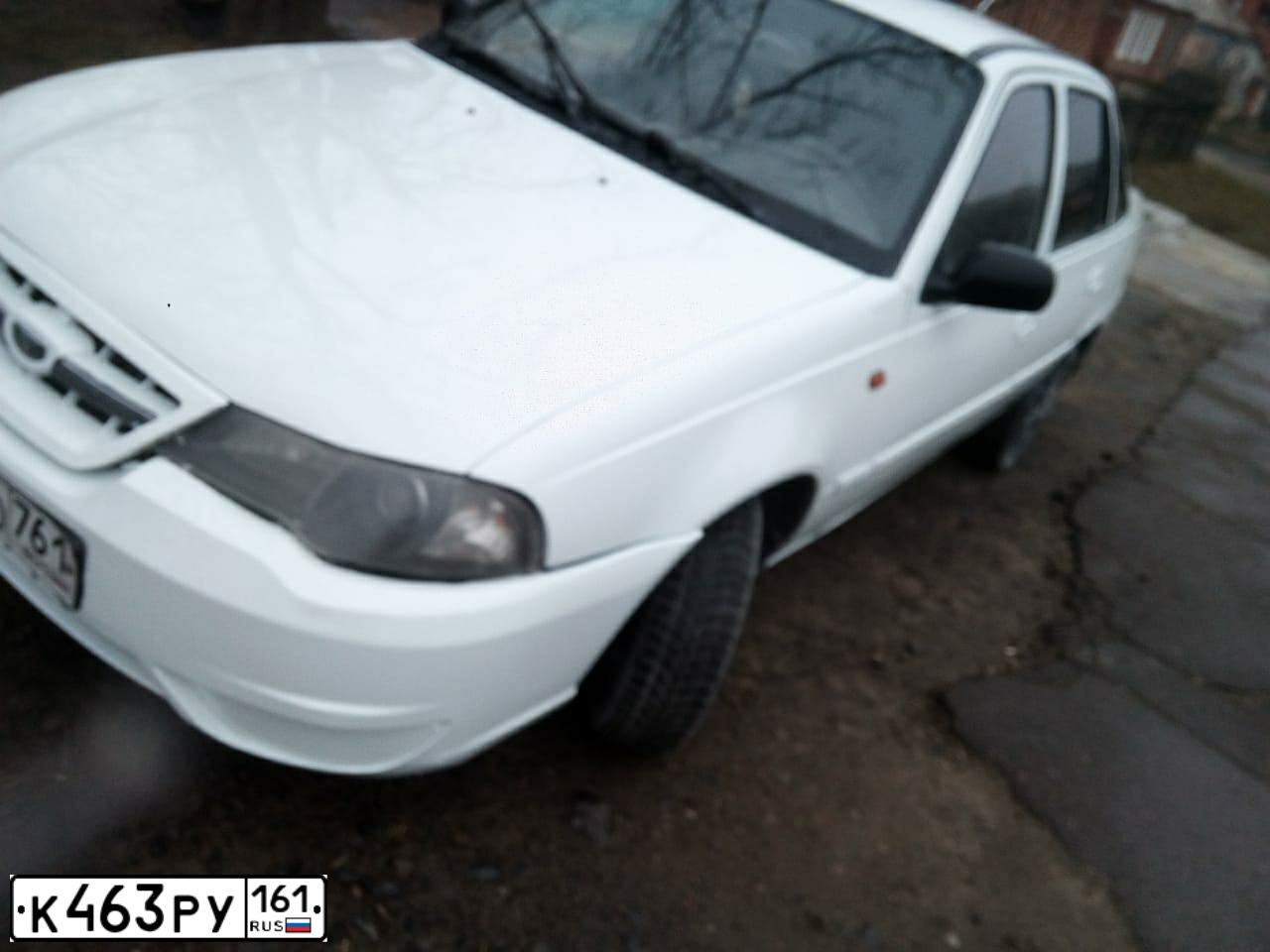 Фото автомобиля DAEWOO NEXIA, 2012 — госномер Н423ЕО761. Цвет: БЕЛО-ДЫМЧАТЫЙ