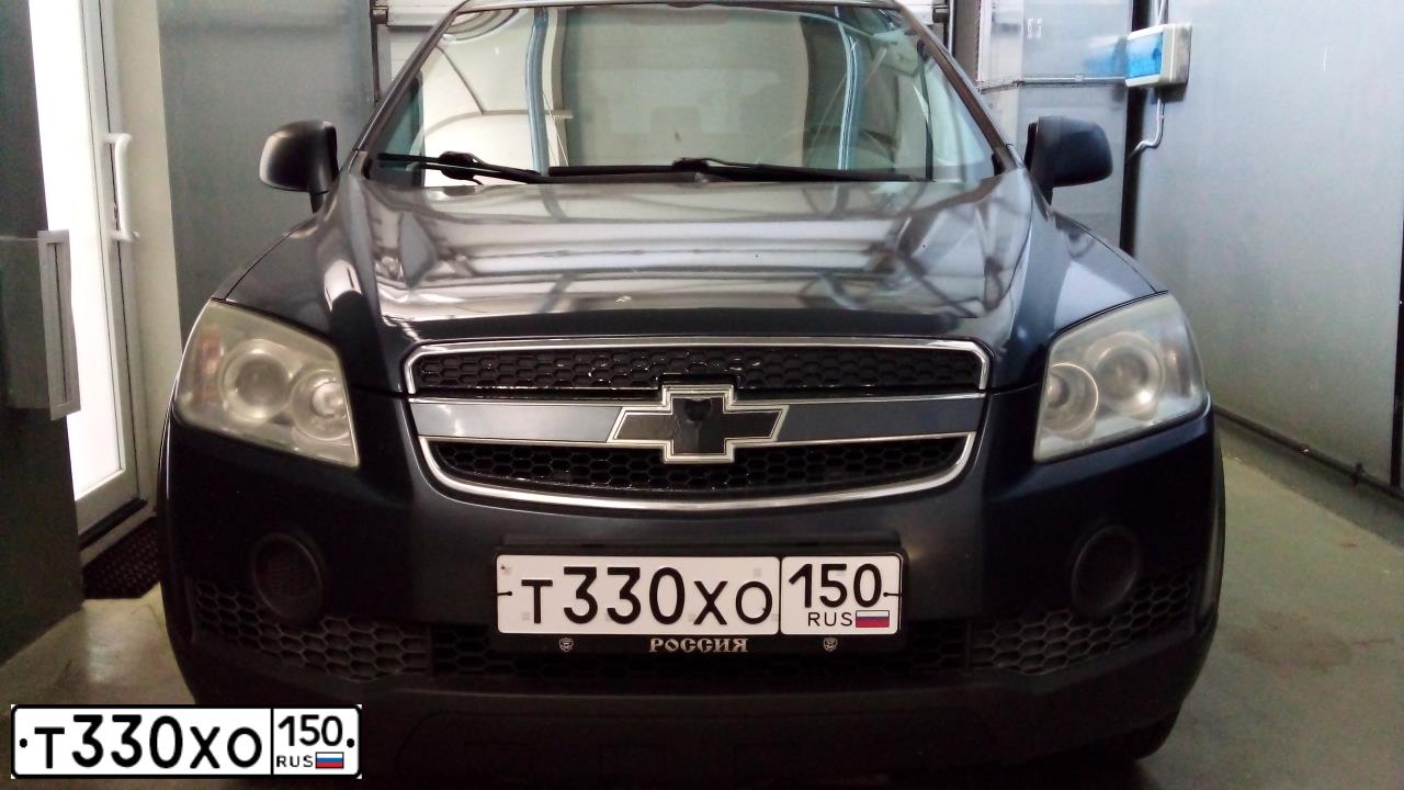 Фото автомобиля CHEVROLET CAPTIVA, 2008 — госномер К455ТК797. Цвет: СЕРЫЙ ТЕМНЫЙ