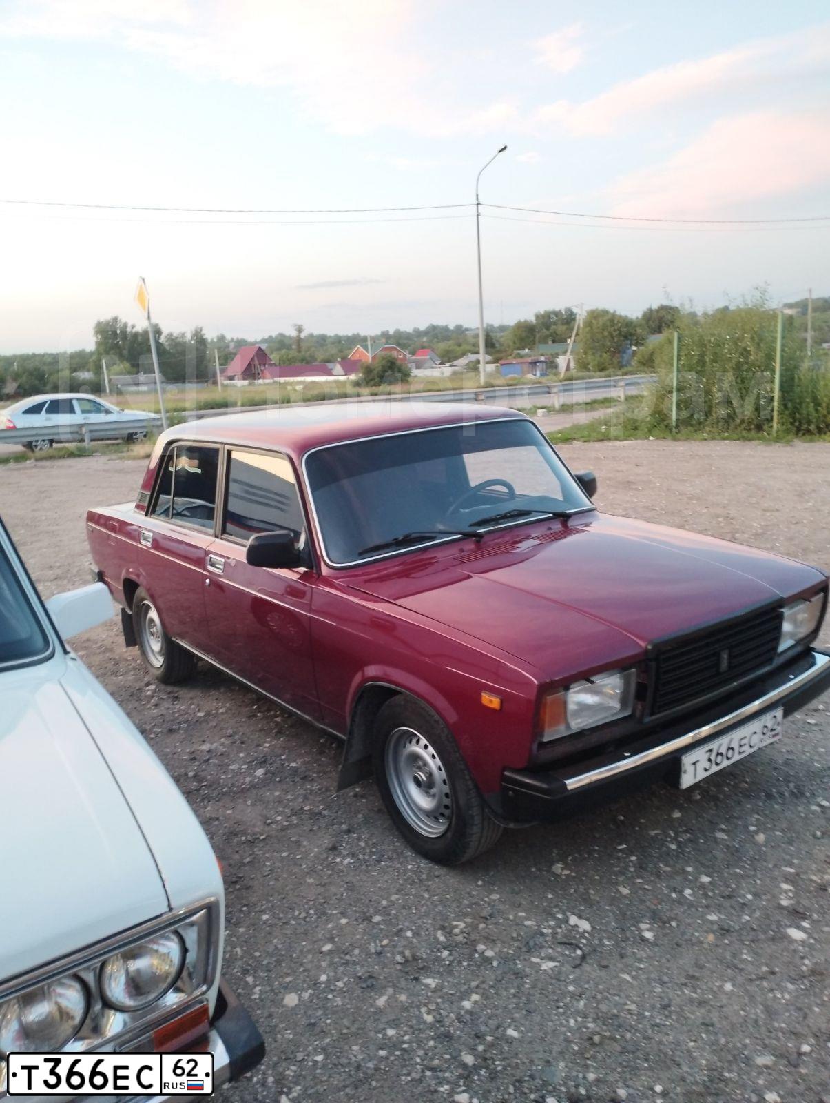 Фото автомобиля LADA 2107, 2003 — госномер Т366ЕС62. Цвет: ТЕМНО-БОРДОВЫЙ