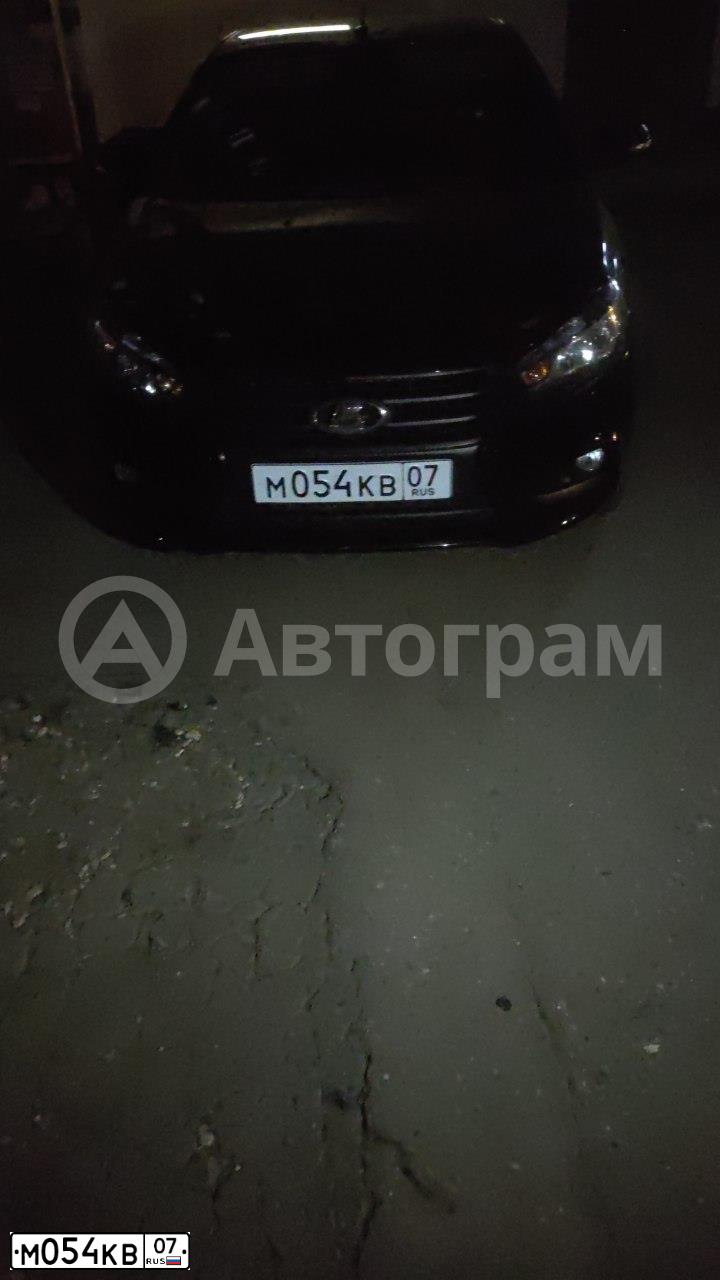 Фото автомобиля LADA VESTA, 2020 — госномер М054КВ07. Цвет: ЧЕРНЫЙ