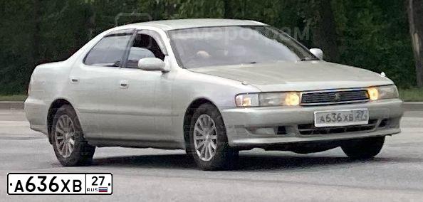 Фото автомобиля TOYOTA CRESTA, 1993 — госномер М498КА27