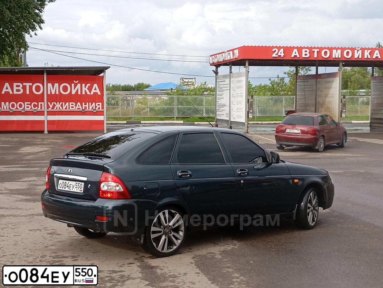 Фото автомобиля LADA 2172 PRIORA, 2013 — госномер О084ЕУ550. Цвет: СИНЕ-ЗЕЛЕНЫЙ