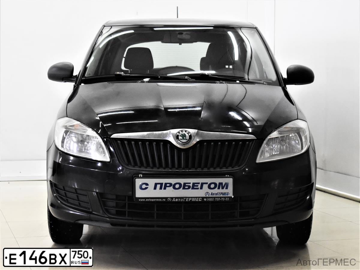 Фото автомобиля SKODA FABIA, 2012 — госномер У968КУ44. Цвет: ЧЕРНЫЙ