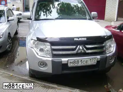 Фото автомобиля MITSUBISHI PAJERO, 2006 — госномер А656УУ197. Цвет: СЕРЫЙ