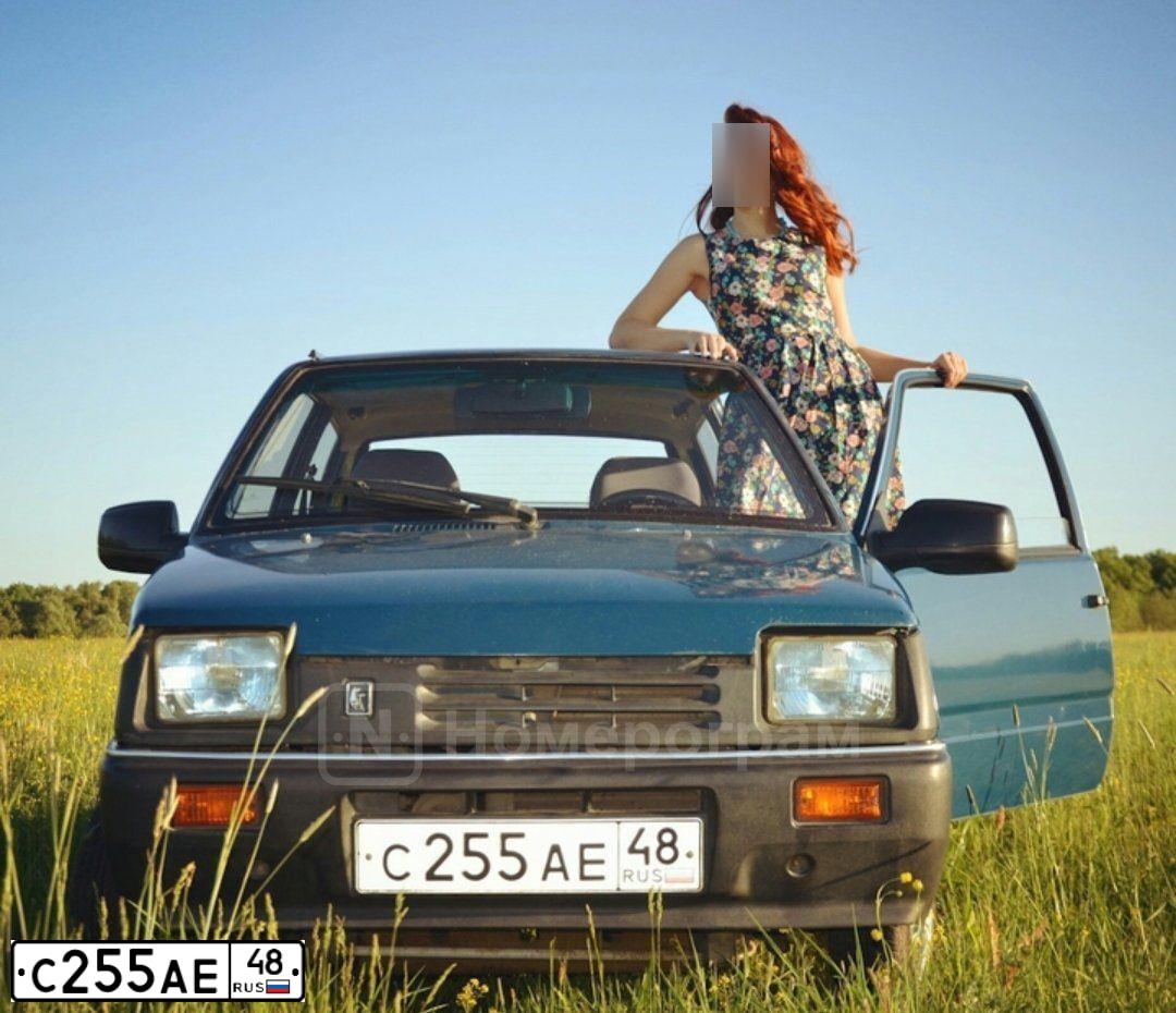 Фото автомобиля SEAZ OKA, 2002 — госномер С255АЕ48. Цвет: синий
