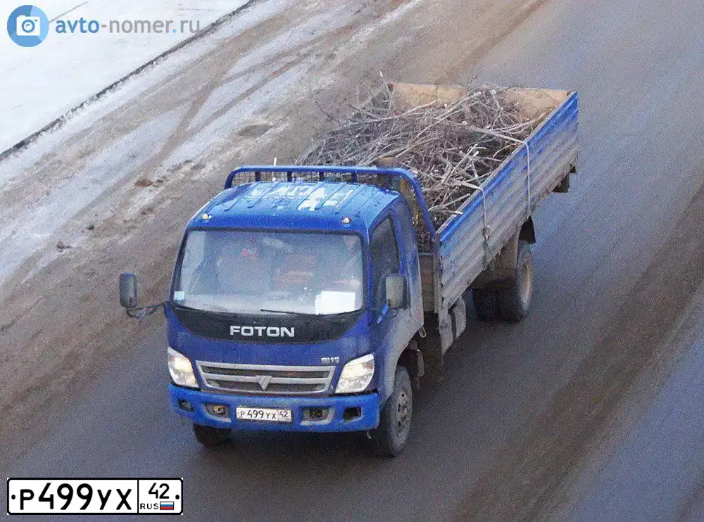 Фото автомобиля FOTON OLLIN, 2007 — госномер Н402ВУ154. Цвет: СИНИЙ