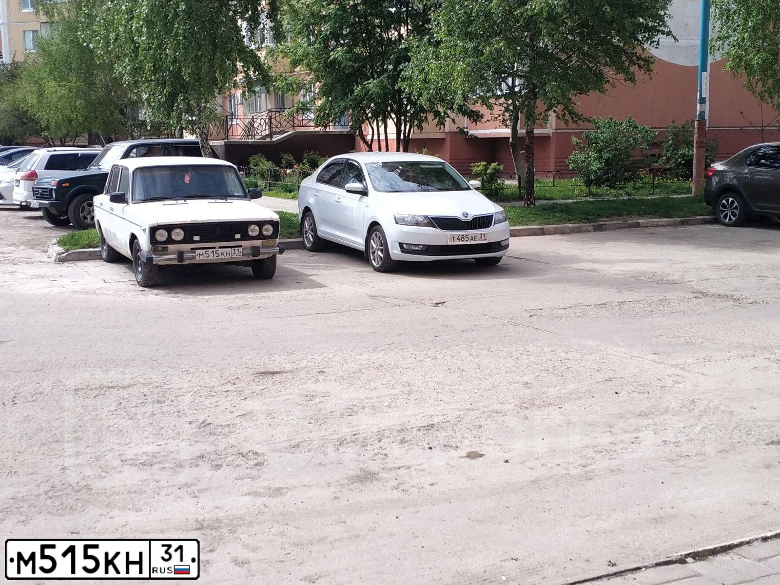 Фото автомобиля LADA 2106, 1986 — госномер М515КН31. Цвет: БЕЖЕВЫЙ