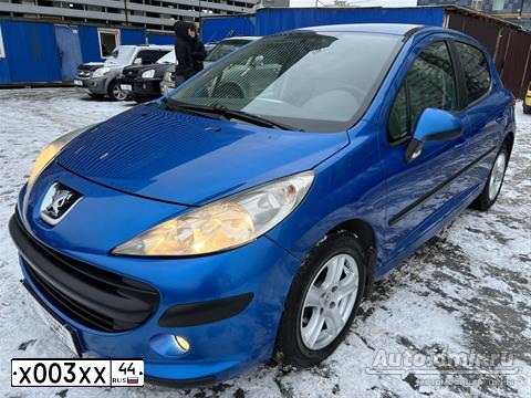 Фото автомобиля PEUGEOT T 207, 2007 — госномер М750ТА198. Цвет: синий