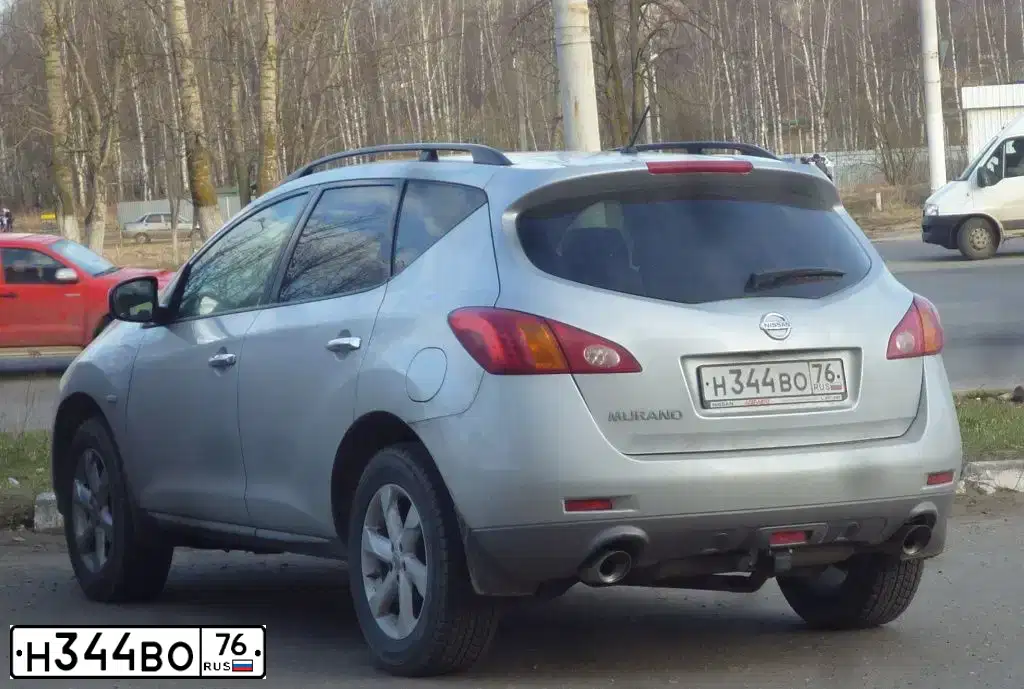 Фото автомобиля NISSAN MURANO, 2011 — госномер У778ТР76. Цвет: СЕРЫЙ