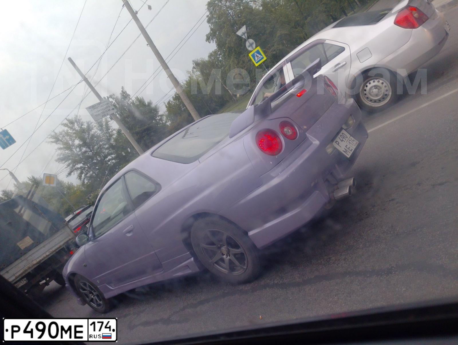 Фото автомобиля NISSAN SKYLINE, 1998 — госномер Р490МЕ174