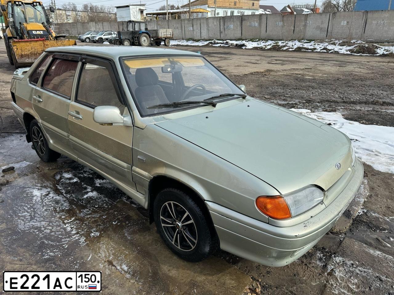 Фото автомобиля LADA 2115 SAMARA, 2006 — госномер Е221АС150. Цвет: ЗЕЛЕНЫЙ БЕЛЫЙ