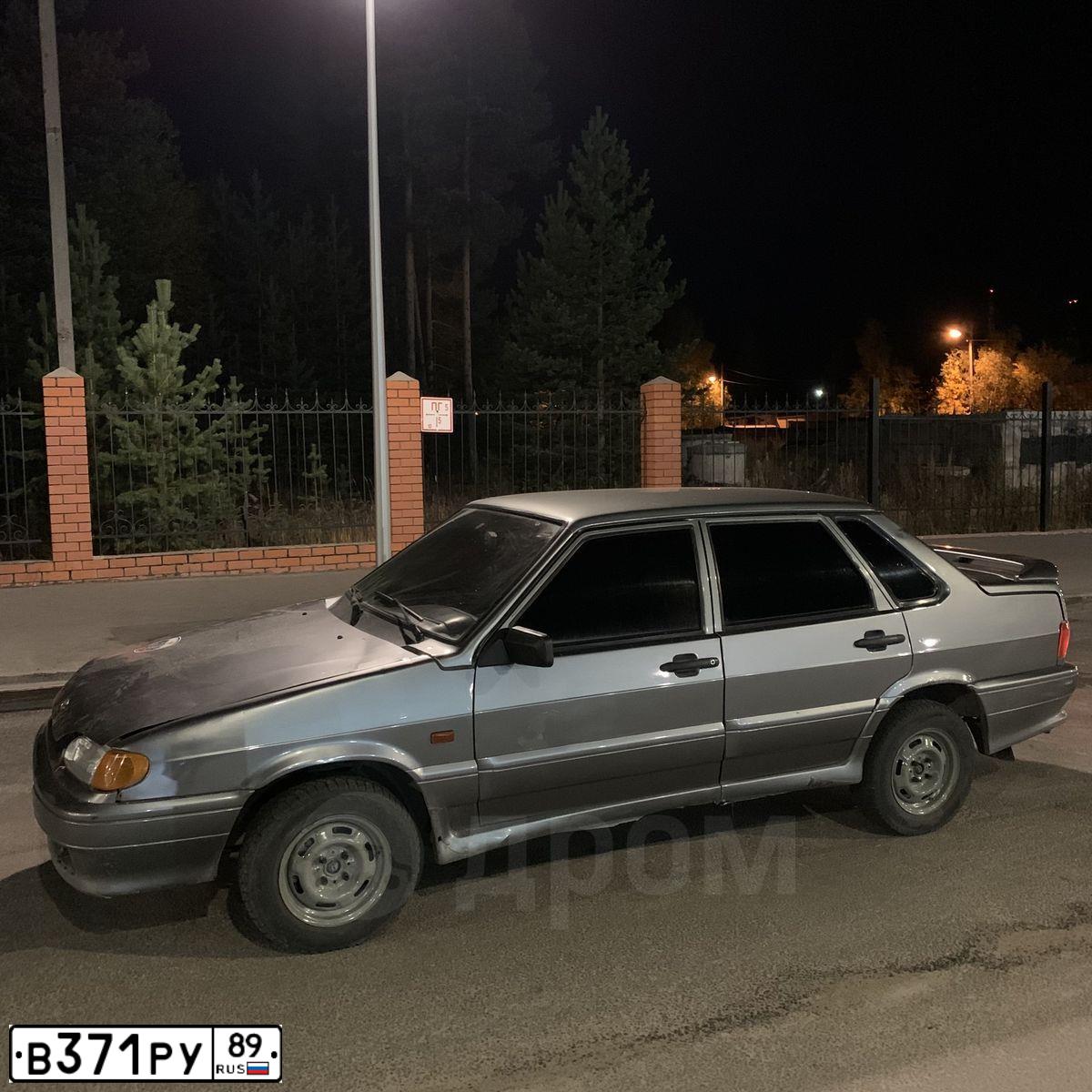 Фото автомобиля LADA 2115 SAMARA, 2006 — госномер В371РУ89. Цвет: СЕРЫЙ
