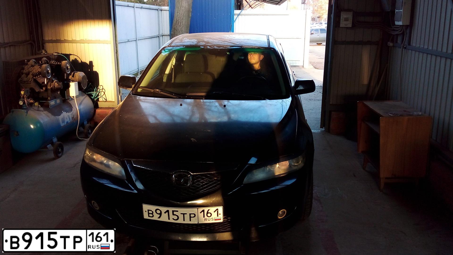 Фото автомобиля MAZDA A 6, 2006 — госномер К132ВВ180. Цвет: ЧЕРНЫЙ