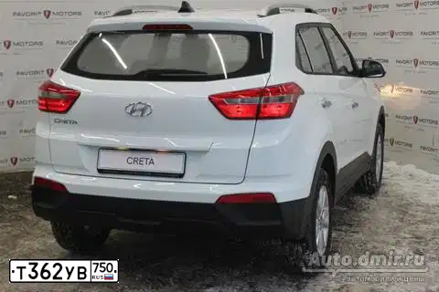 Фото автомобиля HYUNDAI CRETA, 2018 — госномер Т362УВ750. Цвет: БЕЛЫЙ