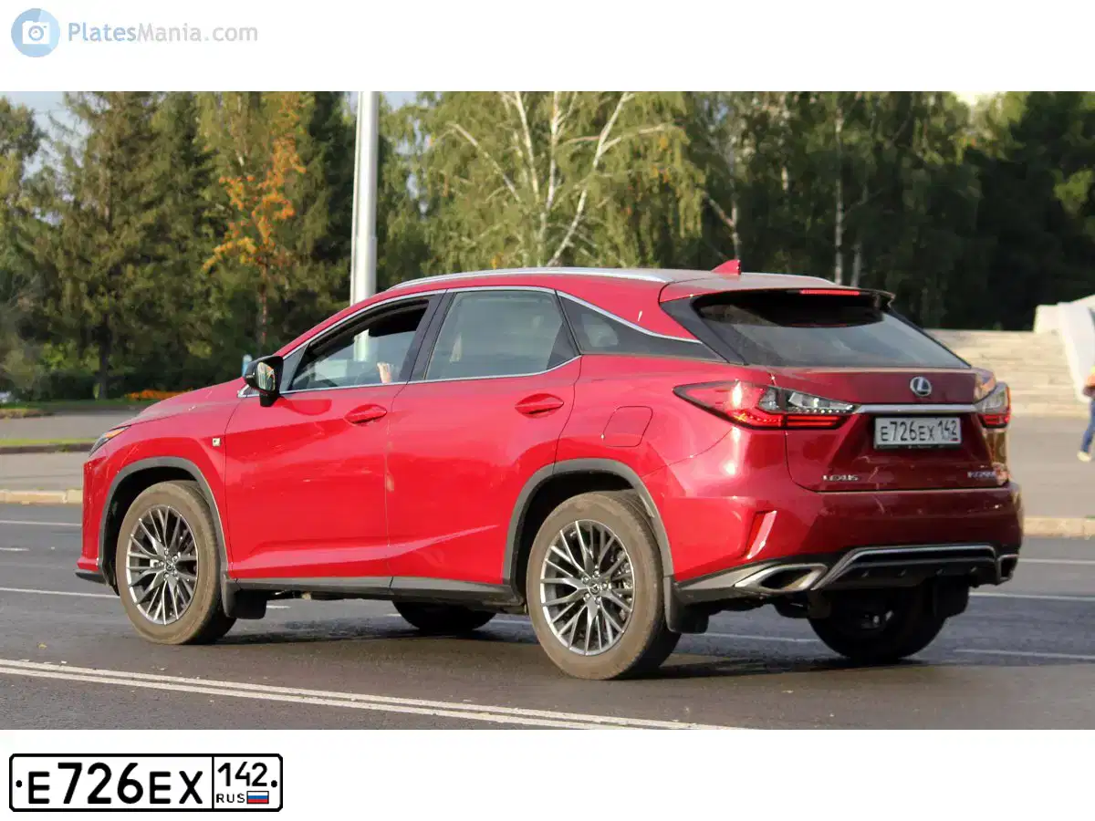 Фото автомобиля LEXUS RX200T, 2017 — госномер М437МР142