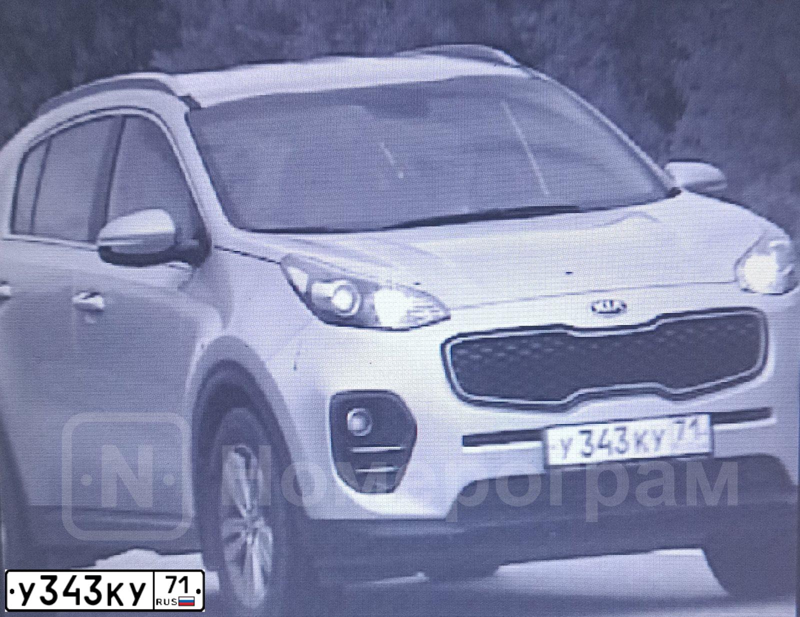 Фото автомобиля KIA SPORTAGE, 2017 — госномер У343КУ71. Цвет: СЕРЕБРИСТЫЙ
