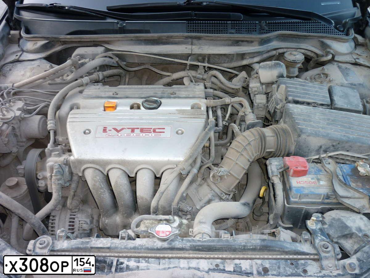 Фото автомобиля HONDA ACCORD, 2007 — госномер К028КМ70. Цвет: ЧЕРНЫЙ