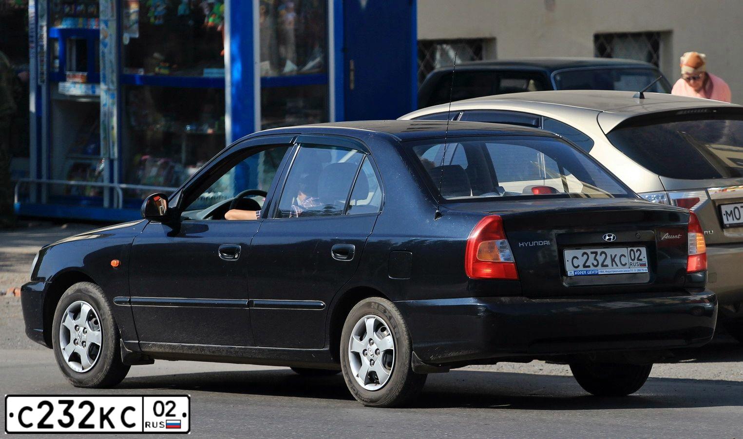 Фото автомобиля TAGAZ Z ACCENT, 2006 — госномер О307ВМ750. Цвет: ЧЕРНЫЙ