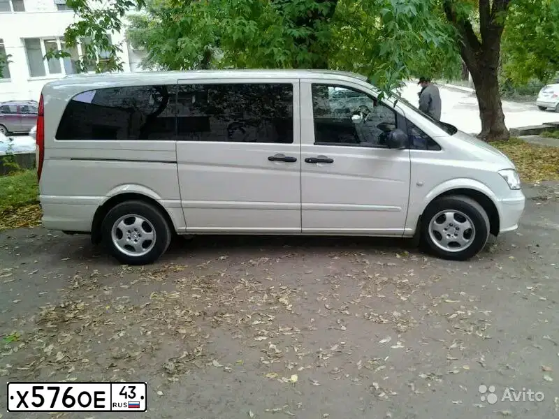Фото автомобиля MERCEDES VITO, 2012 — госномер М917РК43. Цвет: БЕЖЕВЫЙ