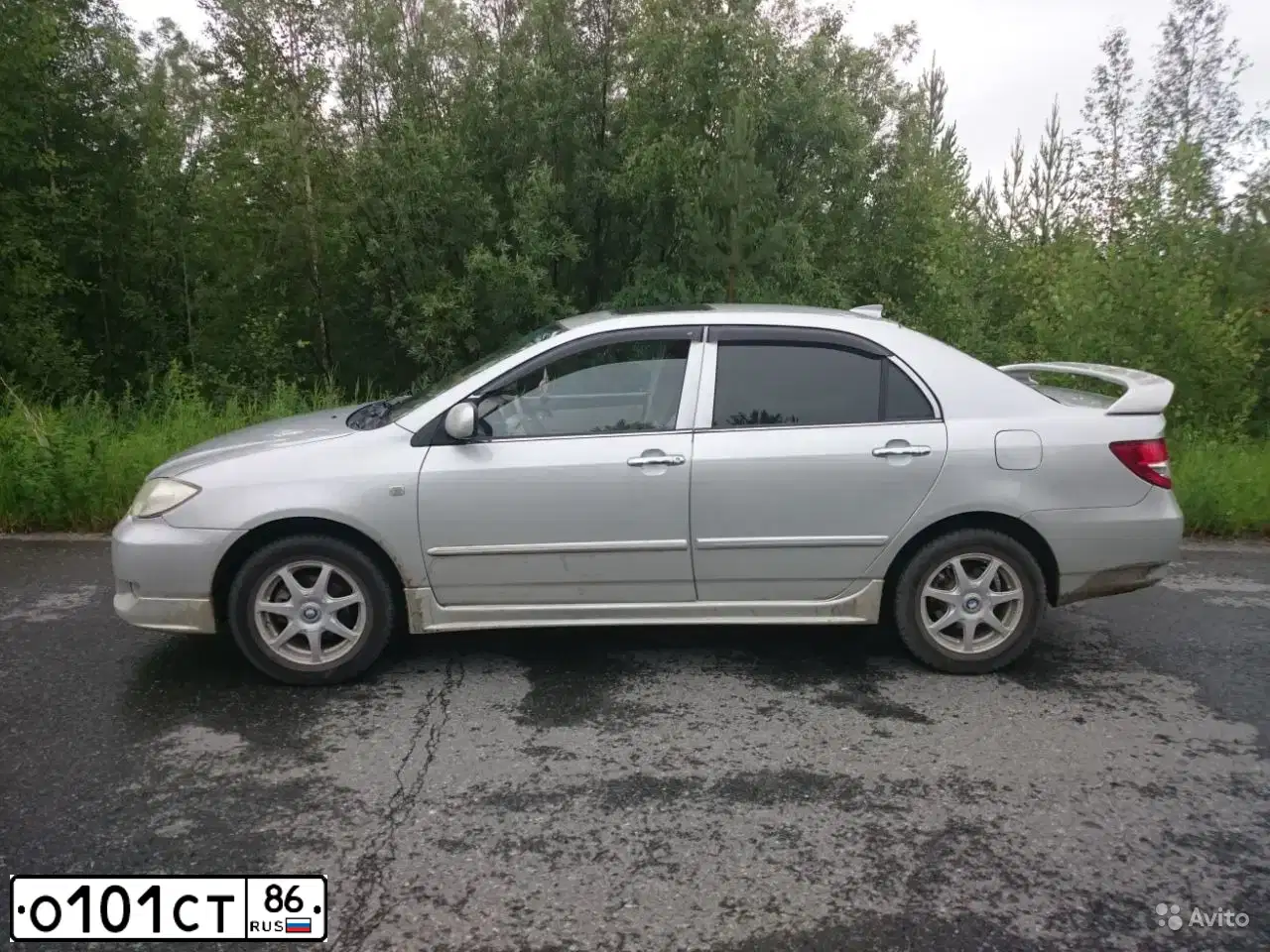 Фото автомобиля BYD F3, 2008 — госномер О101СТ86. Цвет: Серый