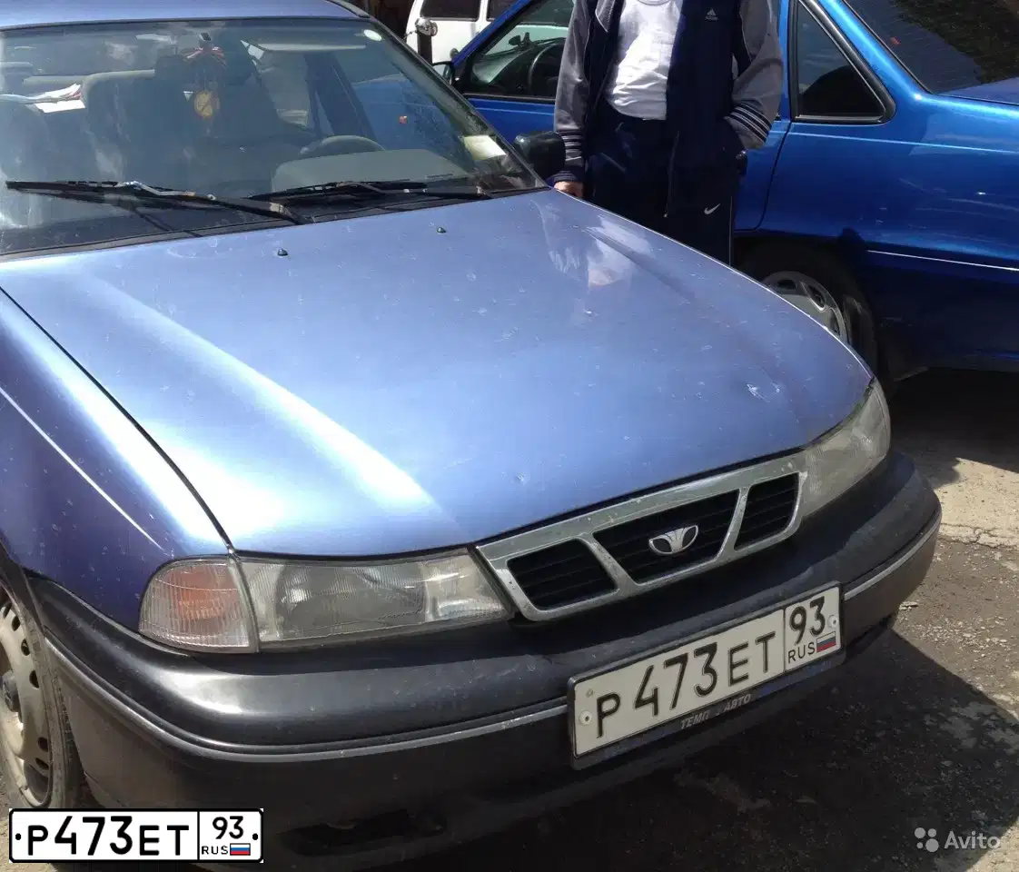Фото автомобиля DAEWOO NEXIA, 2006 — госномер Р473ЕТ93. Цвет: СИНИЙ