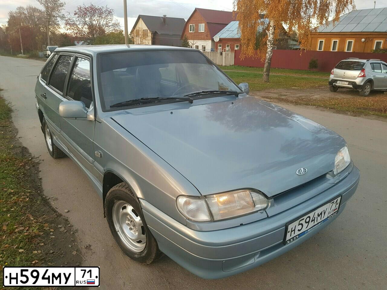 Фото автомобиля LADA 2114 SAMARA, 2003 — госномер Т712НК71. Цвет: ЗОЛОТИСТО-СЕРЫЙ