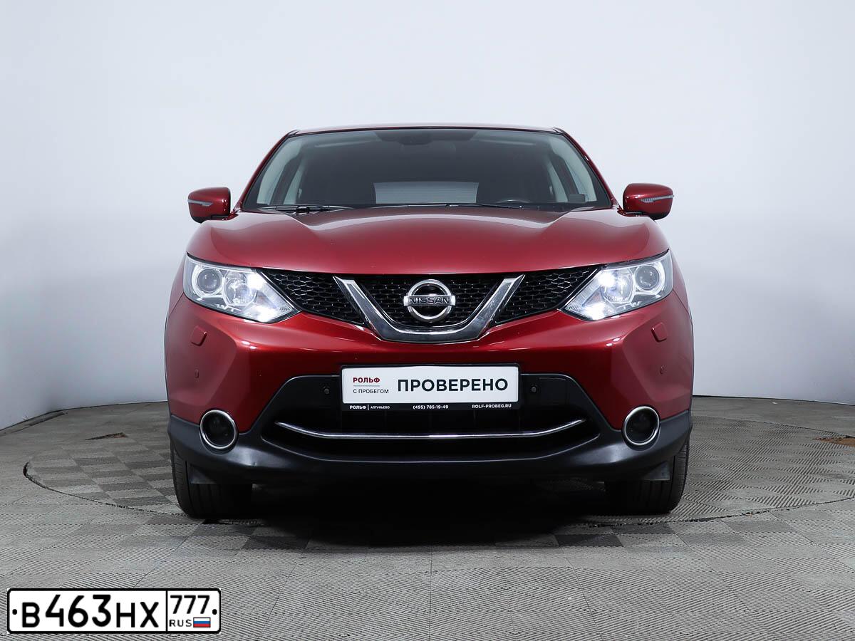 Фото автомобиля NISSAN QASHQAI, 2015 — госномер Е180ВН57. Цвет: Красный