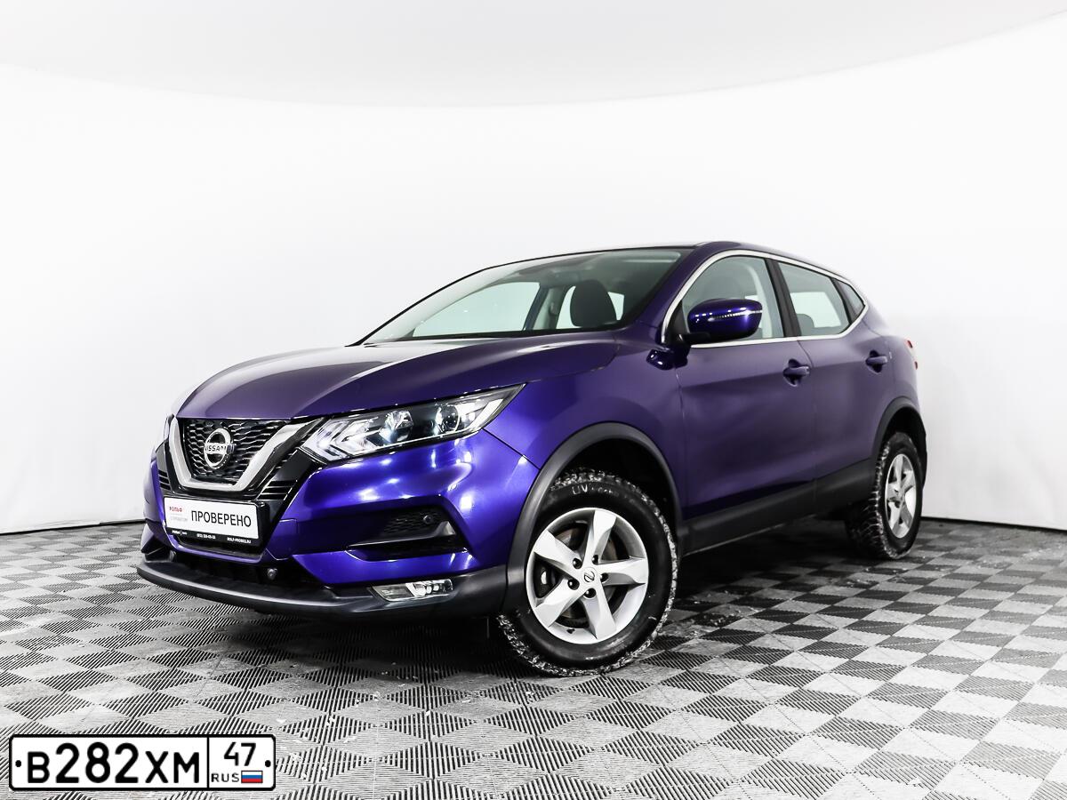 Фото автомобиля NISSAN QASHQAI, 2019 — госномер О018ОУ29. Цвет: ТЕМНО СИНИЙ