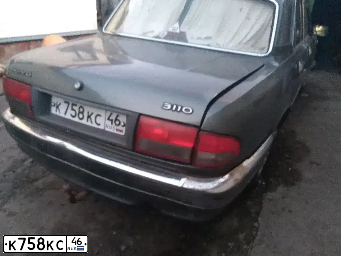 Фото автомобиля GAZ 3110 WOLGA, 2002 — госномер Н418СР33. Цвет: СЕРЕБРИСТО-СЕРЫЙ
