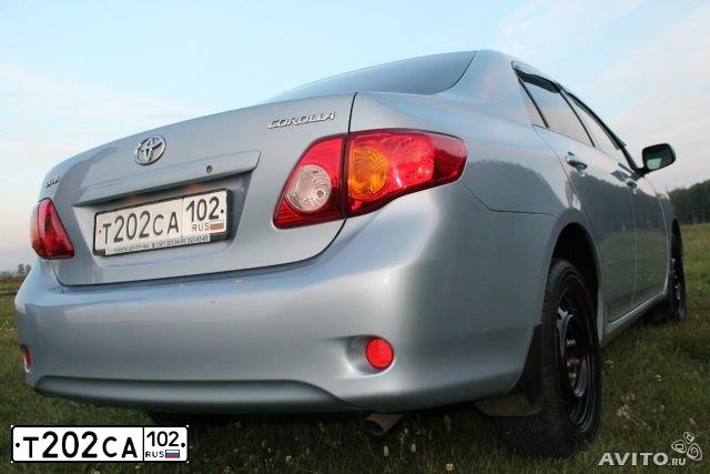 Фото автомобиля TOYOTA COROLLA, 2007 — госномер Х968УР56. Цвет: СВЕТЛО-ГОЛУБОЙ