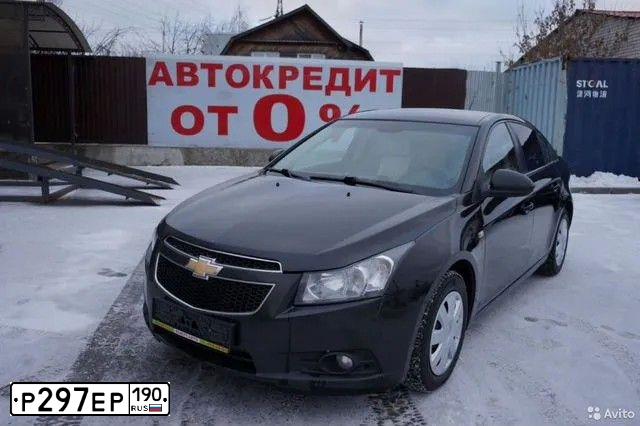 Фото автомобиля CHEVROLET CRUZE, 2010 — госномер А061СО43. Цвет: ЧЕРНЫЙ