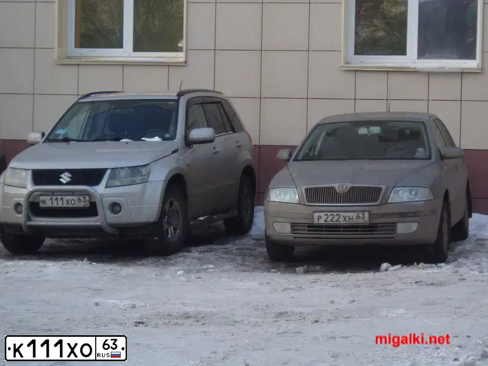 Фото автомобиля SUZUKI /GRAND/ VITARA, 2011 — госномер К111ХО63. Цвет: Белый