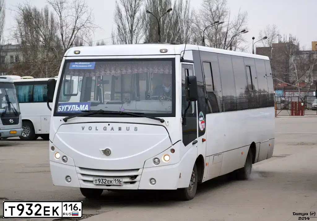 Фото автомобиля VOLZHANIN VOLGABUS 4298, 2013 — госномер Т932ЕК116. Цвет: Белый