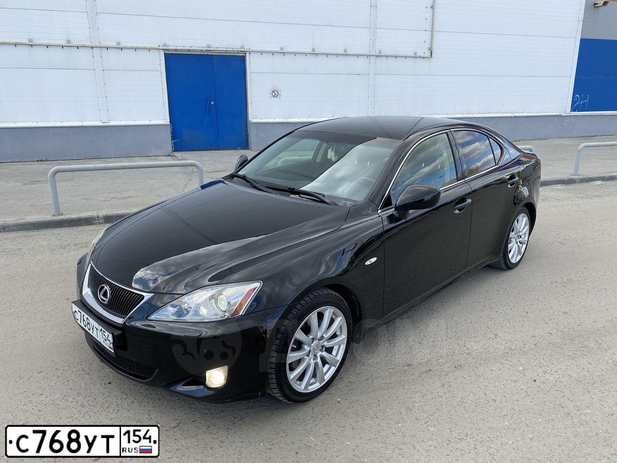 Фото автомобиля LEXUS IS, 2006 — госномер В505МН154. Цвет: ЧЕРНЫЙ