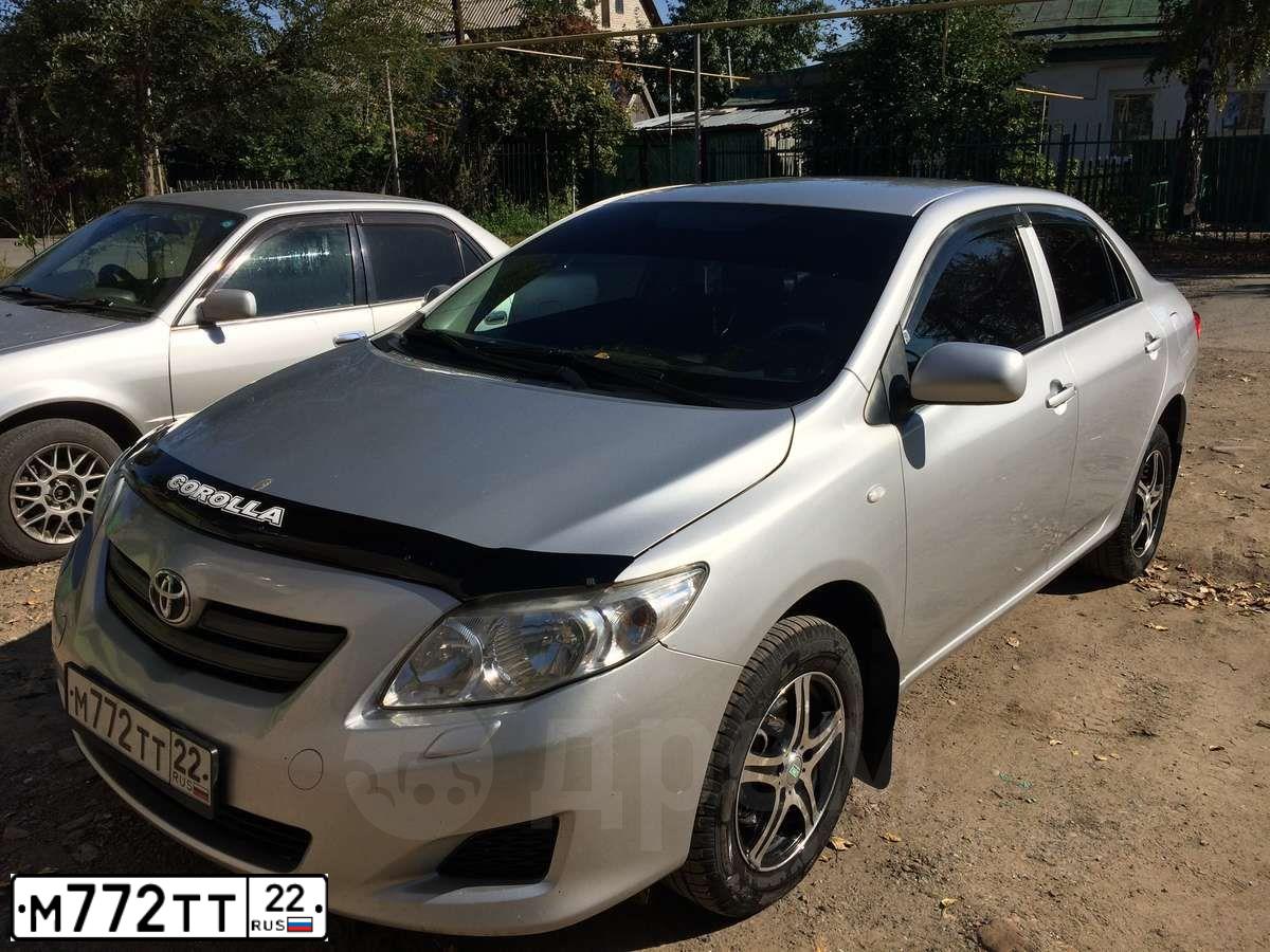 Фото автомобиля TOYOTA COROLLA, 2007 — госномер М727ТТ22. Цвет: СЕРЕБРИСТЫЙ