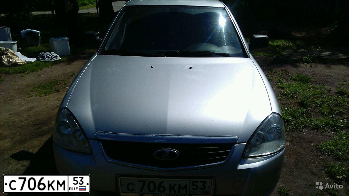 Фото автомобиля LADA PRIORA, 2011 — госномер К304ОР53. Цвет: Светло-Серебристый металлик