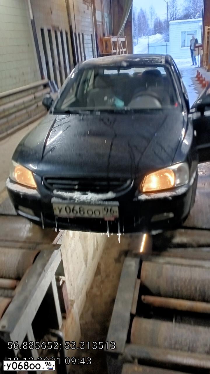 Фото автомобиля TAGAZ ACCENT, 2006 — госномер У068ОО96. Цвет: ЧЕРНЫЙ