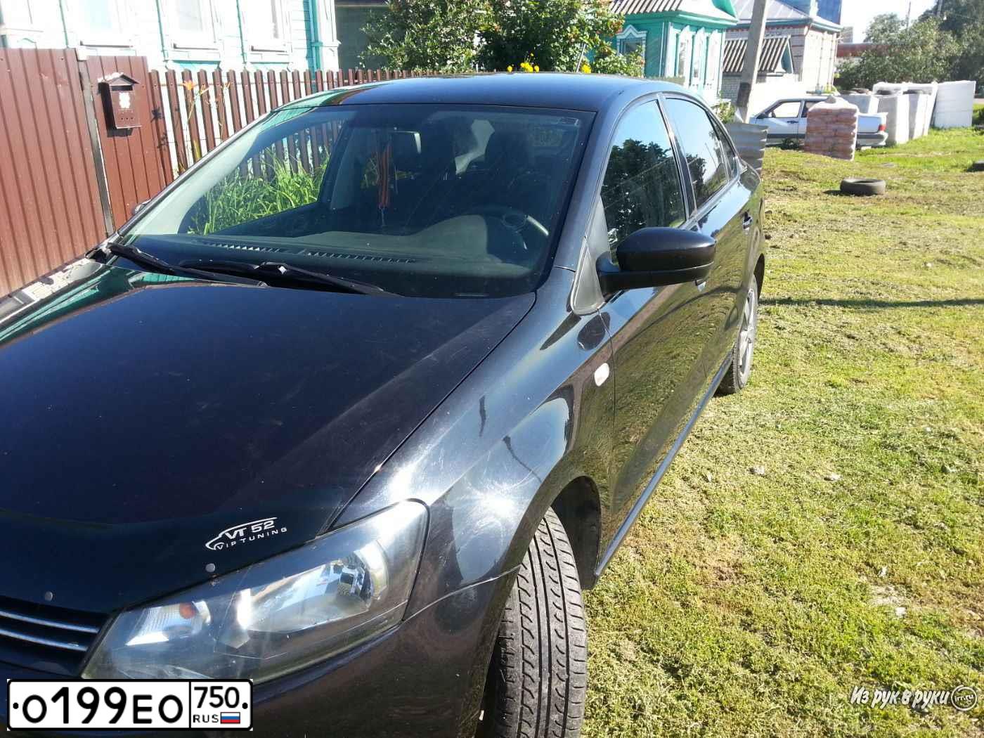 Фото автомобиля VOLKSWAGEN POLO, 2014 — госномер С664ОН152. Цвет: ЧЕРНЫЙ