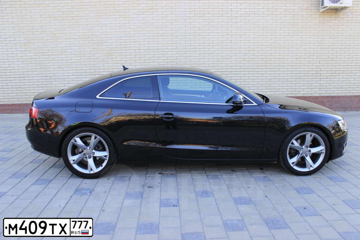 Фото автомобиля AUDI A5, 2009 — госномер К781СК193. Цвет: ЧЕРНЫЙ