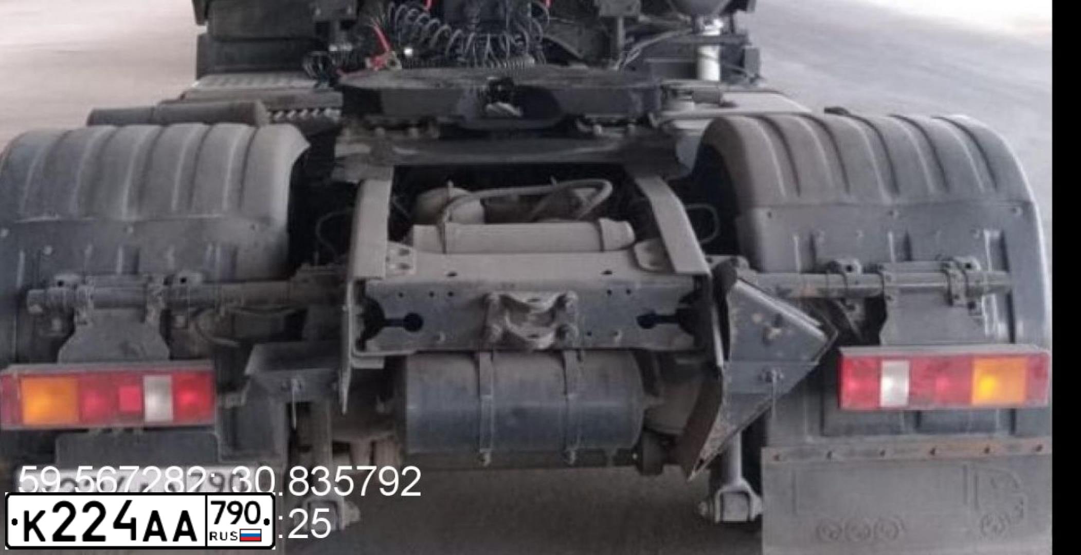 Фото автомобиля MAZ 5440 /4X2/, 2014 — госномер К224АА790. Цвет: Белый