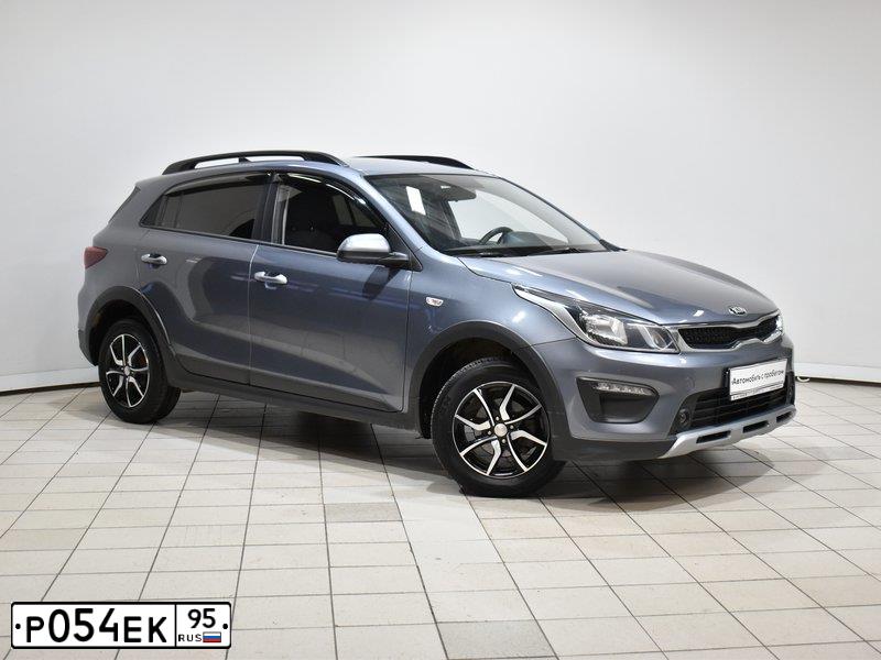 Фото автомобиля KIA RIO, 2019 — госномер Н181КВ797. Цвет: Серый