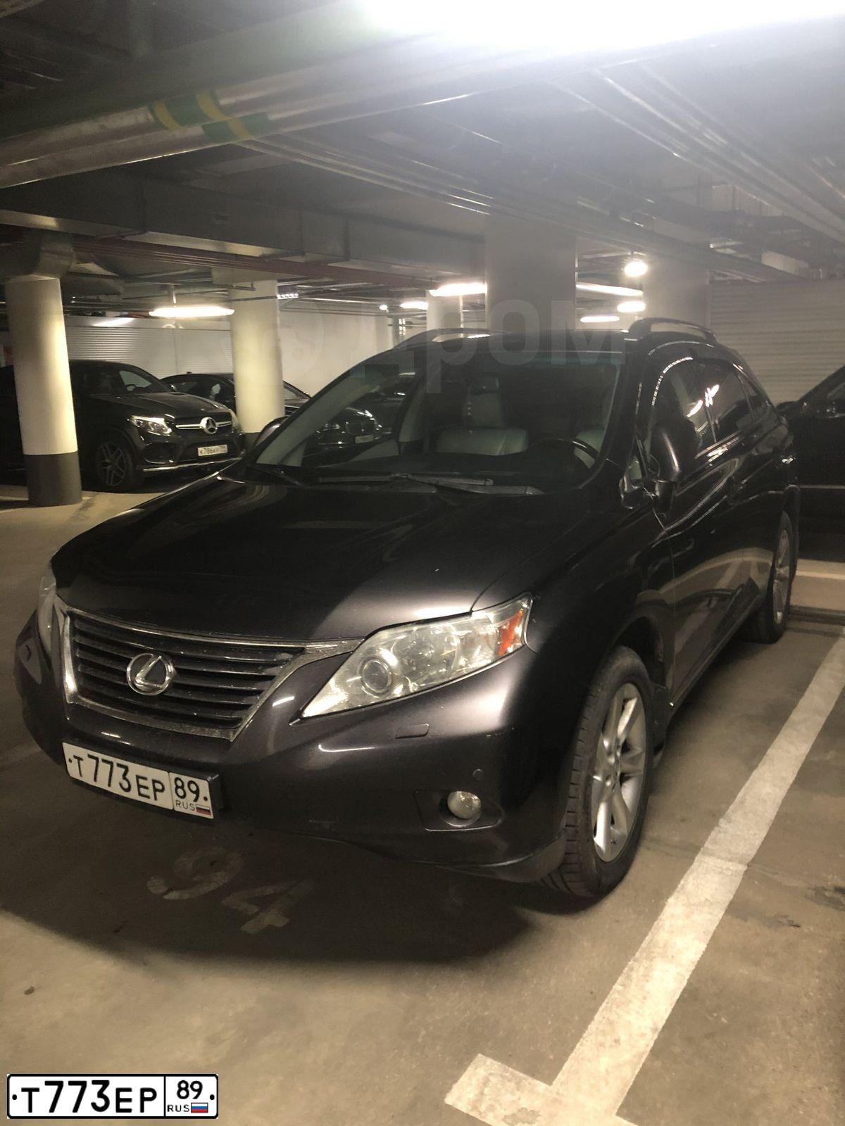 Фото автомобиля LEXUS RX, 2010 — госномер Е761МС76