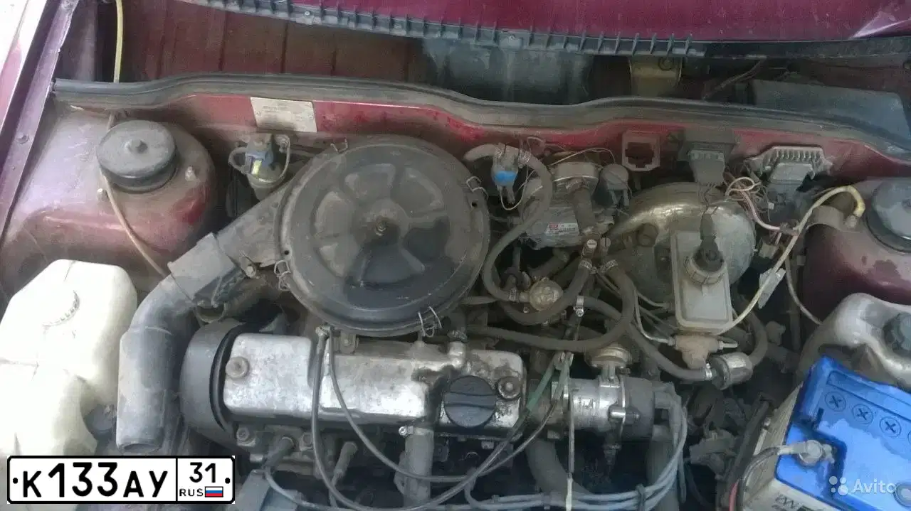 Фото автомобиля LADA 2109 SAMARA, 1998 — госномер К133АУ31. Цвет: ТЕМНО-ОРАНЖЕВЫЙ