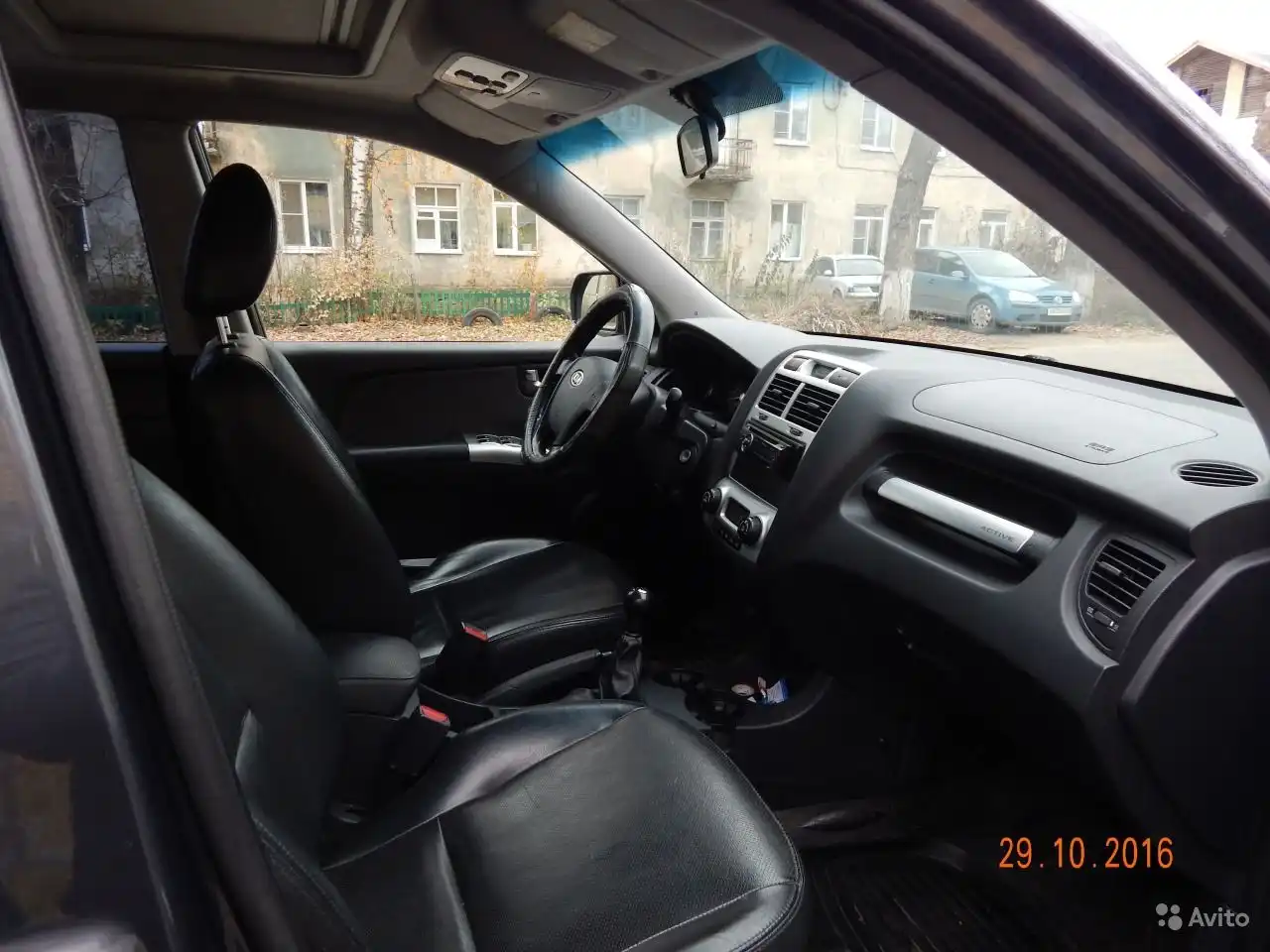 Фото автомобиля КИА SPORTAGE, 2008 — госномер А255РК252. Цвет: Серый