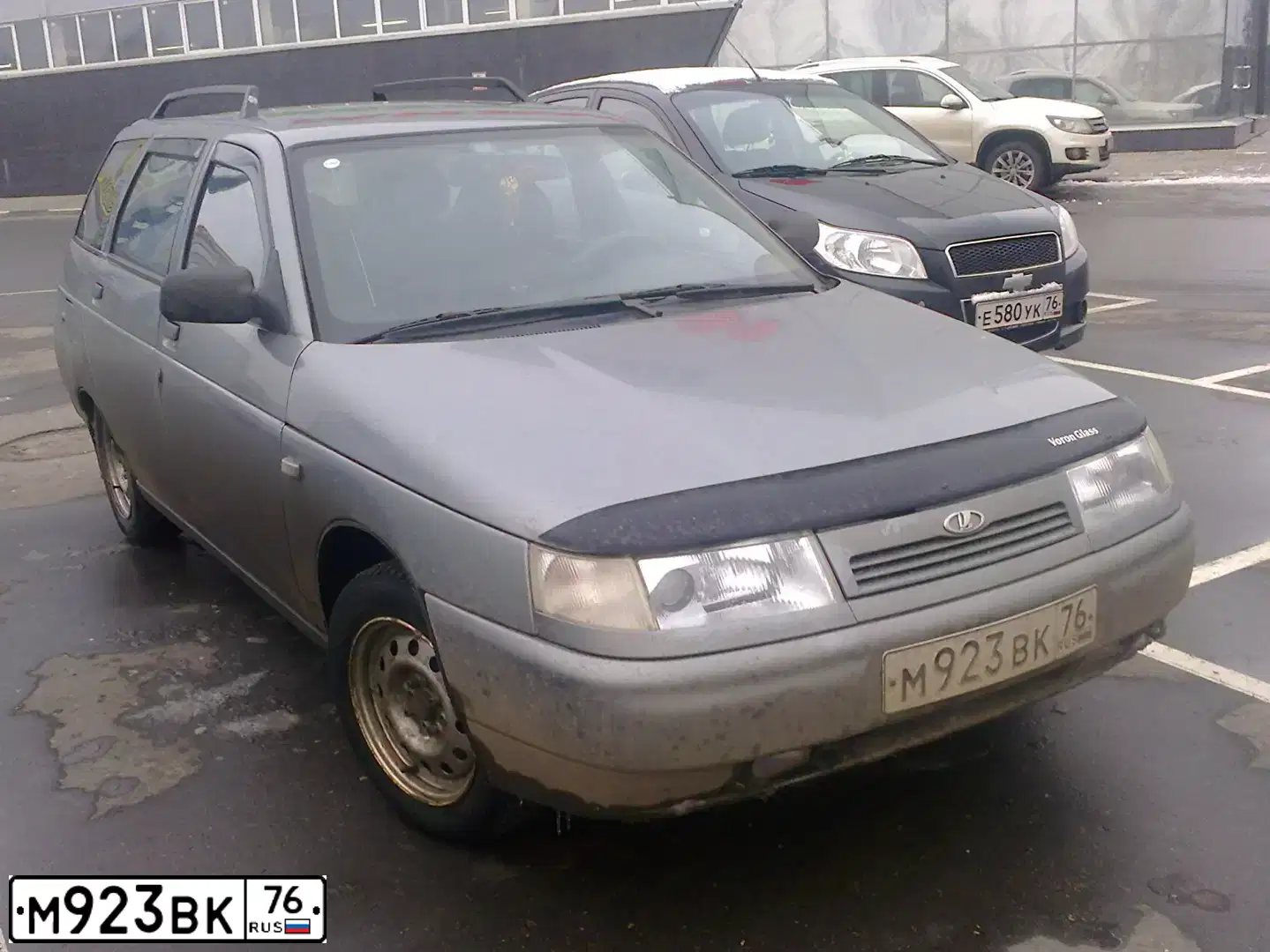 Фото автомобиля LADA 2111, 2007 — госномер Х478МА37. Цвет: средний серо-зеленый металлик