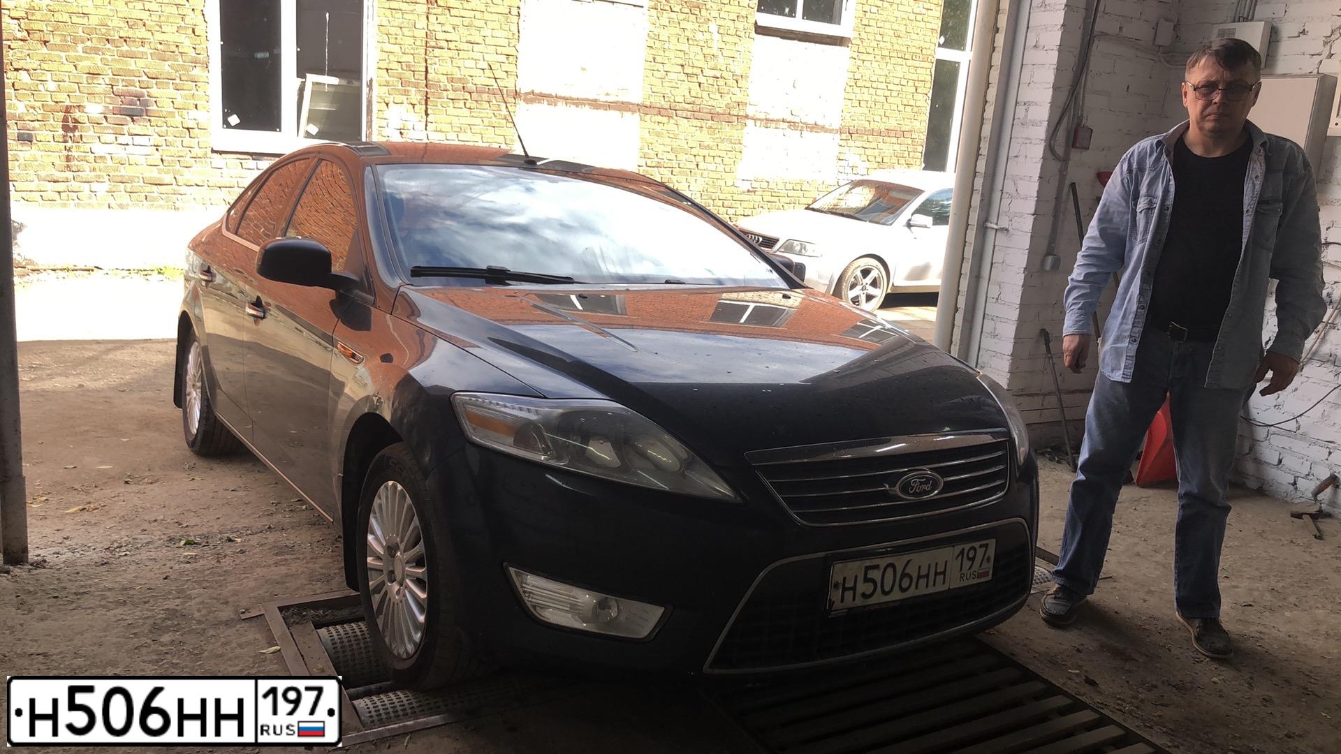 Фото автомобиля FORD MONDEO, 2008 — госномер Р890УТ40. Цвет: ЧЕРНЫЙ