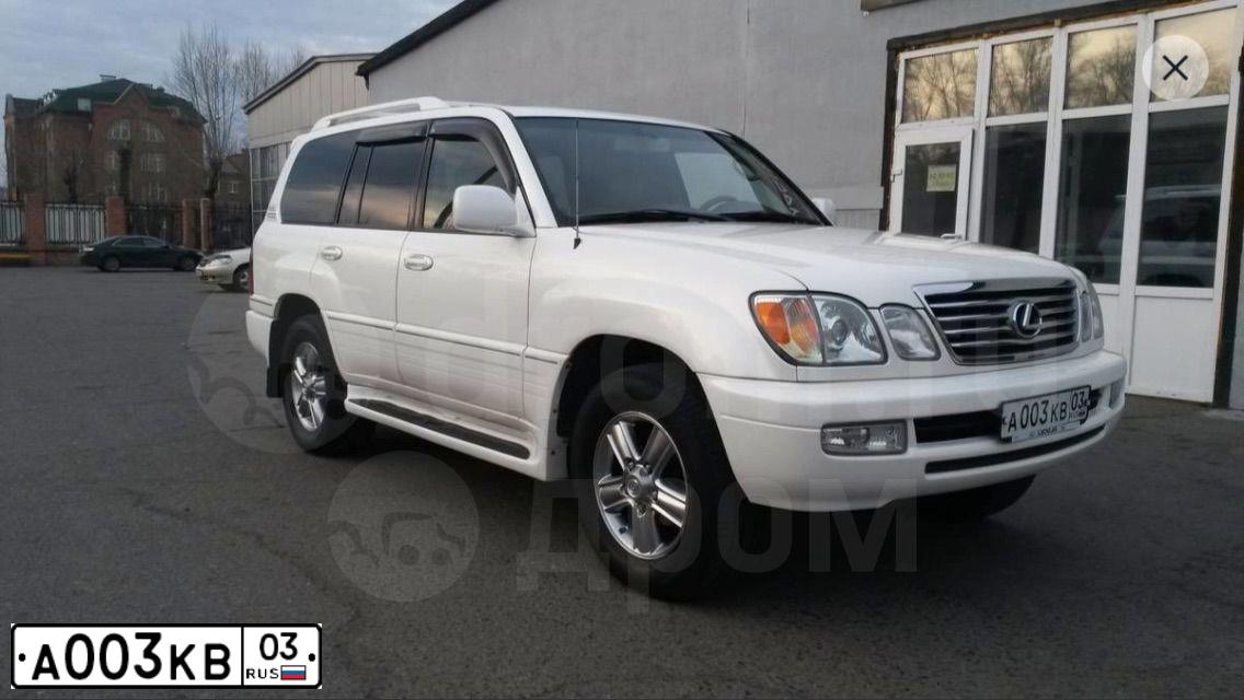 Фото автомобиля TOYOTA LANDCRUISER, 2006 — госномер А037АА02. Цвет: ЧЕРНЫЙ